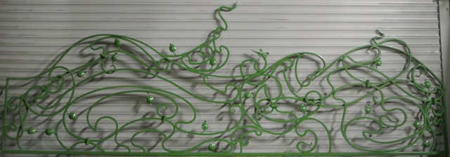 Окрашеное ограждение Окрашеное ограждение